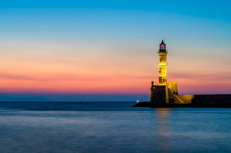 Lighthouse Of Chania In Crete Island - Alexios Ntounas Photography