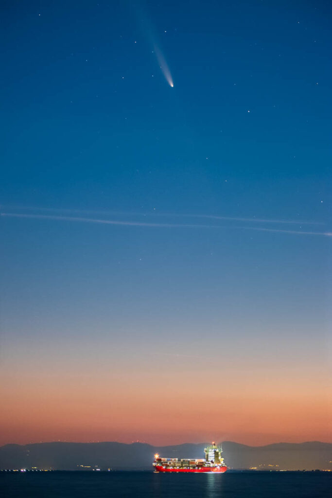 Comet C/2023 A3 (Tsuchinshan-ATLAS) from Thessaloniki